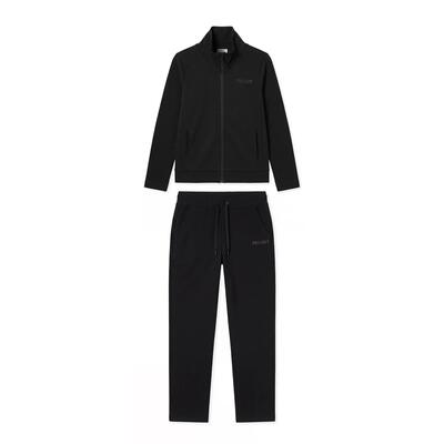 Tuta Sportiva Donna con Zip Collo Alto e Dettagli in Strass
