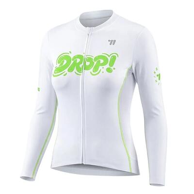 Ademend fietsshirt met lange mouwen voor dames west biking