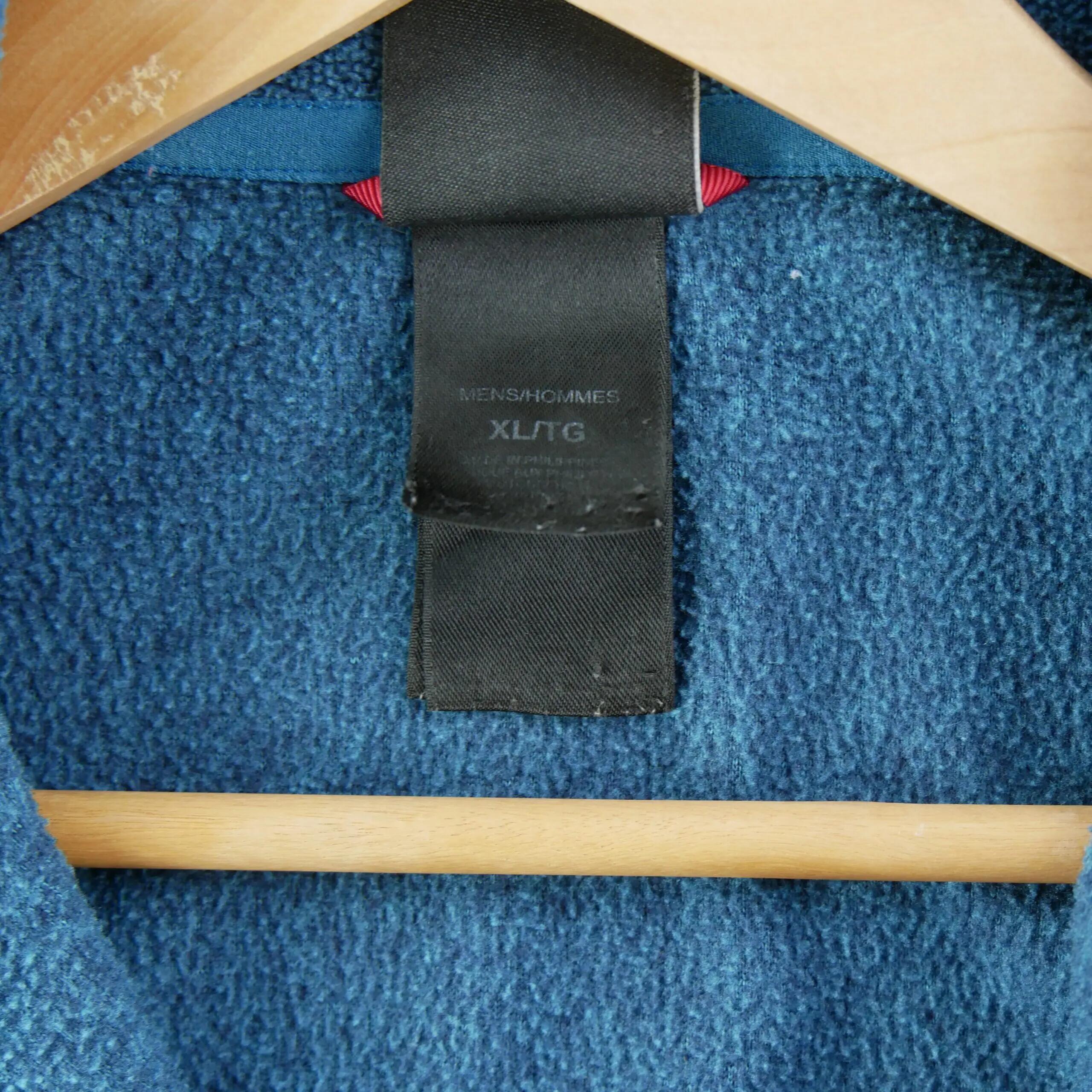 Refurbished - Herren Fleecepullover mit Stehkragen Blau - In gutem Zustand 9/10