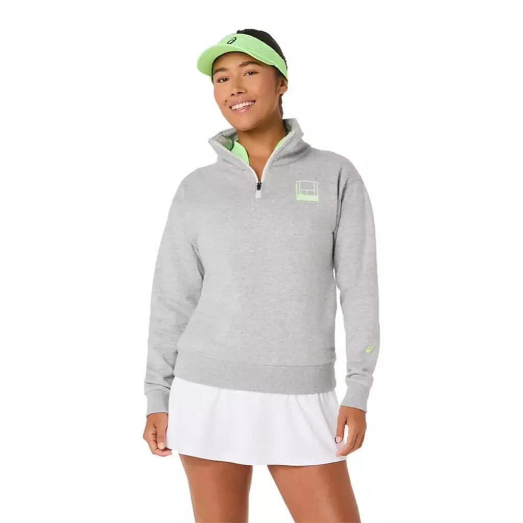 Sweatshirt 1/2 zip woman Asics Court Core