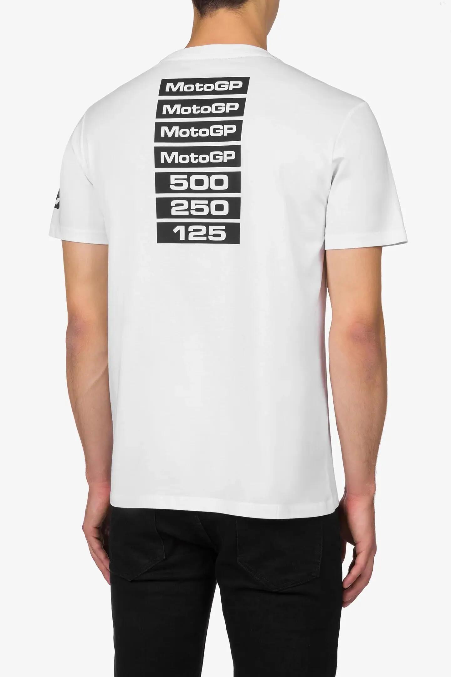 T-shirt VR46 UNLIMITED WORLD TITLE CELEBRATION Heren Lichtgrijs M 4/6