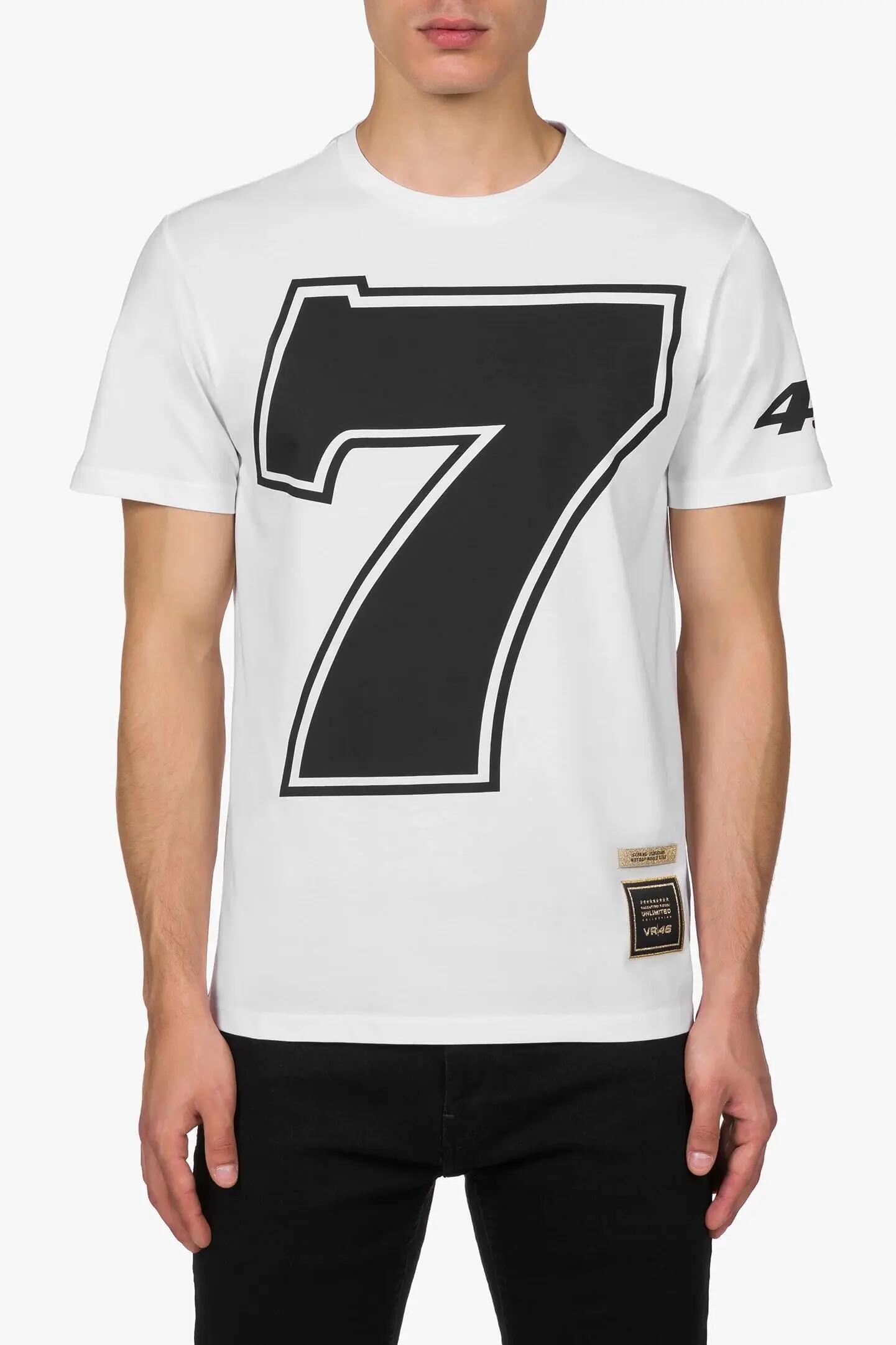 T-shirt VR46 UNLIMITED WORLD TITLE CELEBRATION Heren Lichtgrijs M 3/6