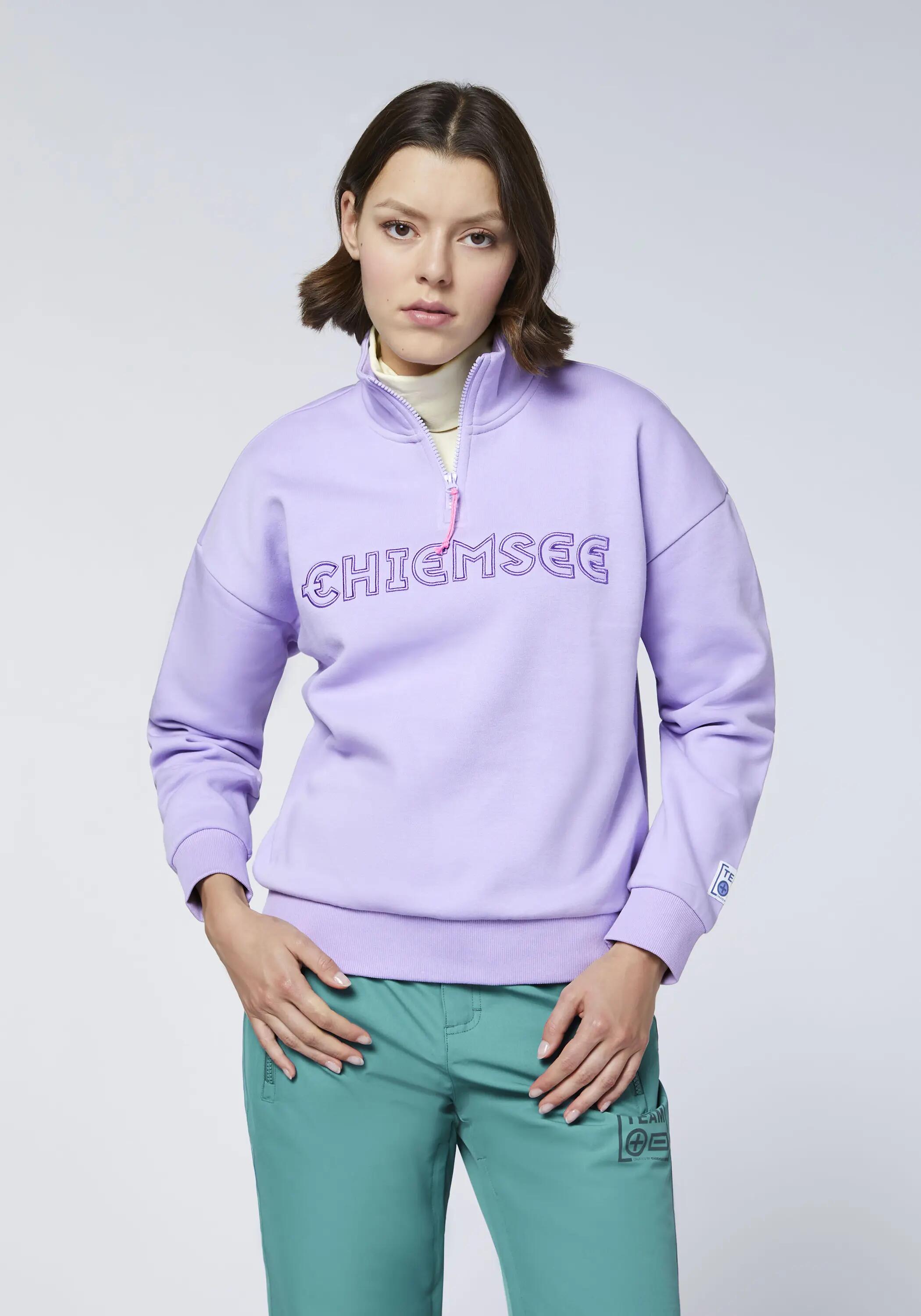 Sweatshirt mit 3D-Stickerei 3/7
