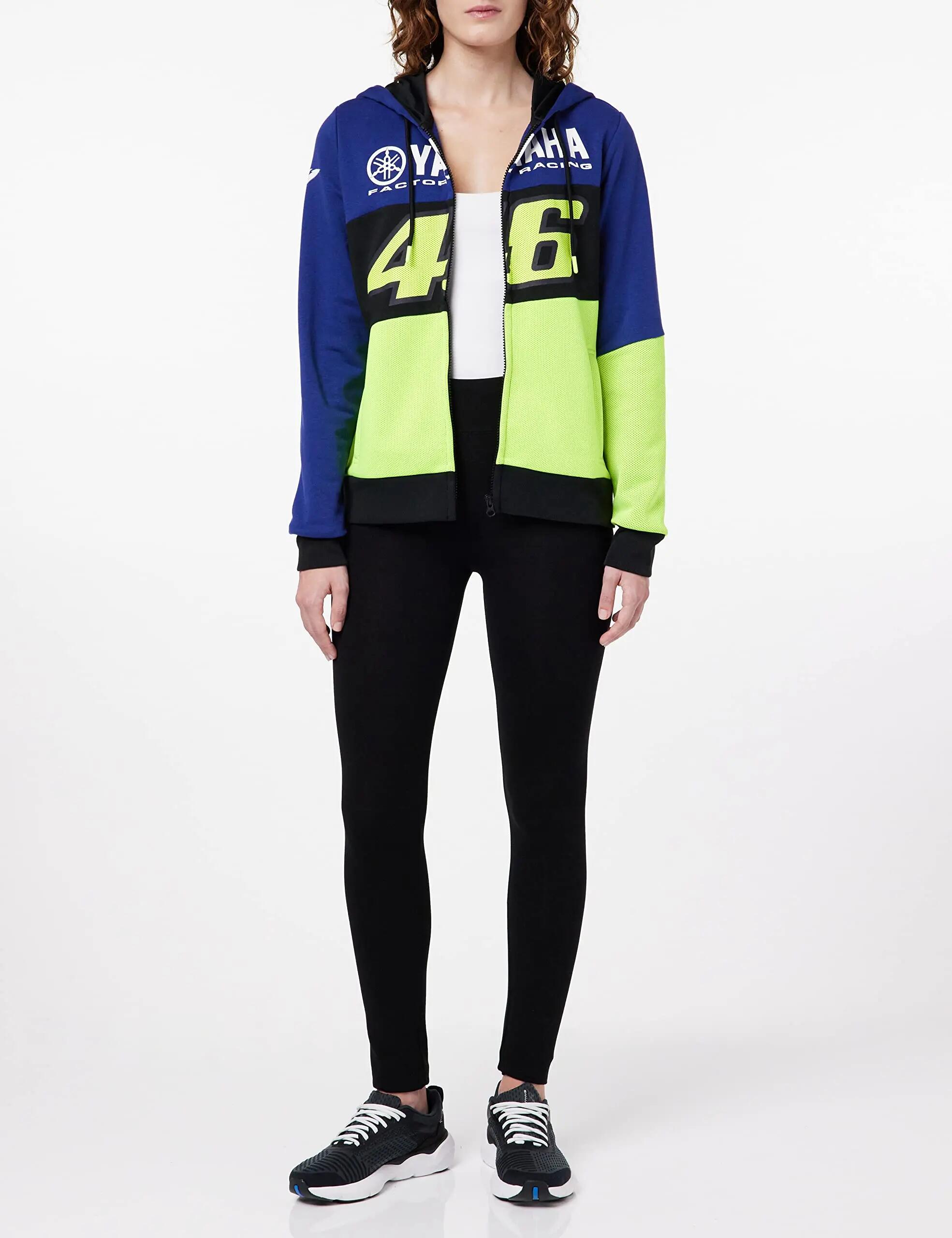 Sweatshirt VR46 Yamaha Damen Blau S 2/6