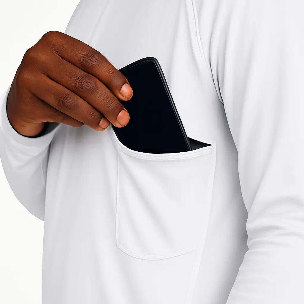 T-shirt ECOON modèle La Campetoise couleur blanc 7/7
