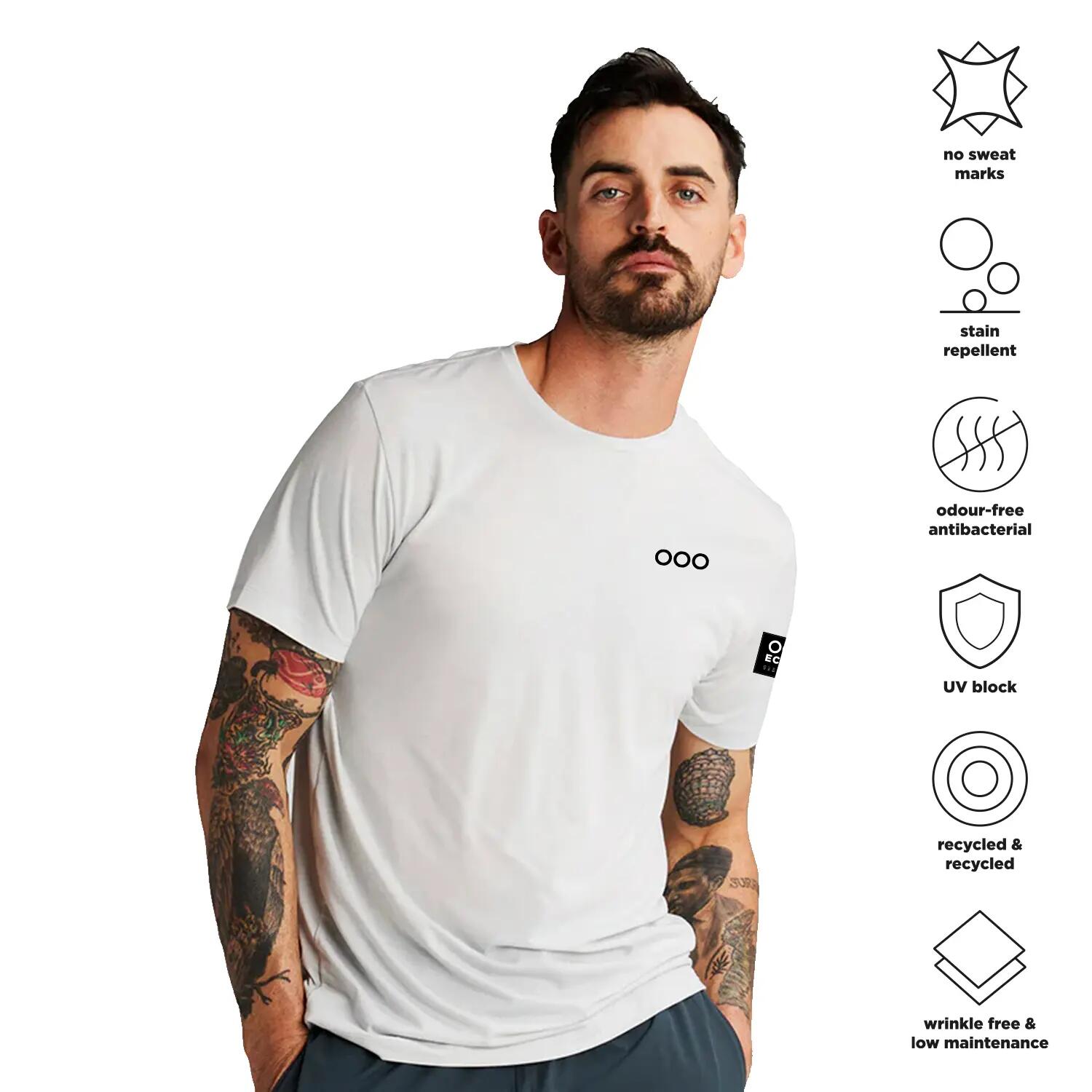 T-shirt ECOON modèle La Campetoise couleur blanc 6/7