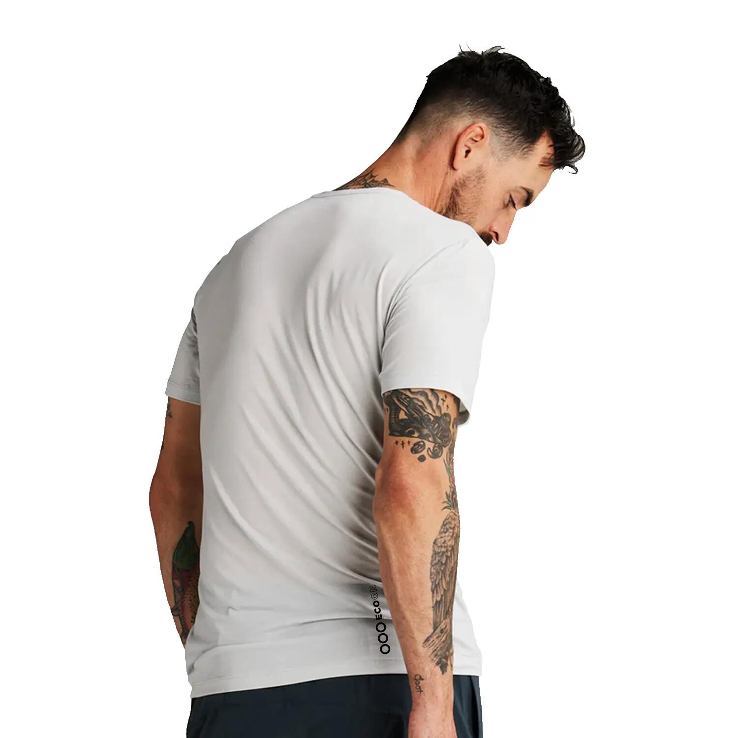 T-shirt ECOON modèle La Campetoise couleur blanc 4/7