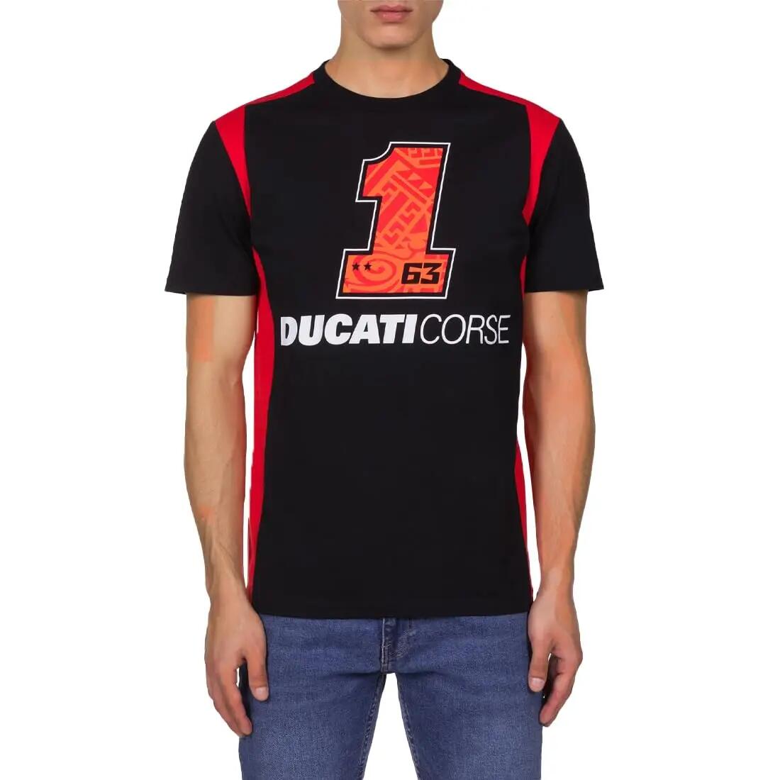 T-shirt VR46 Pecco Heren Zwart XXL 3/5