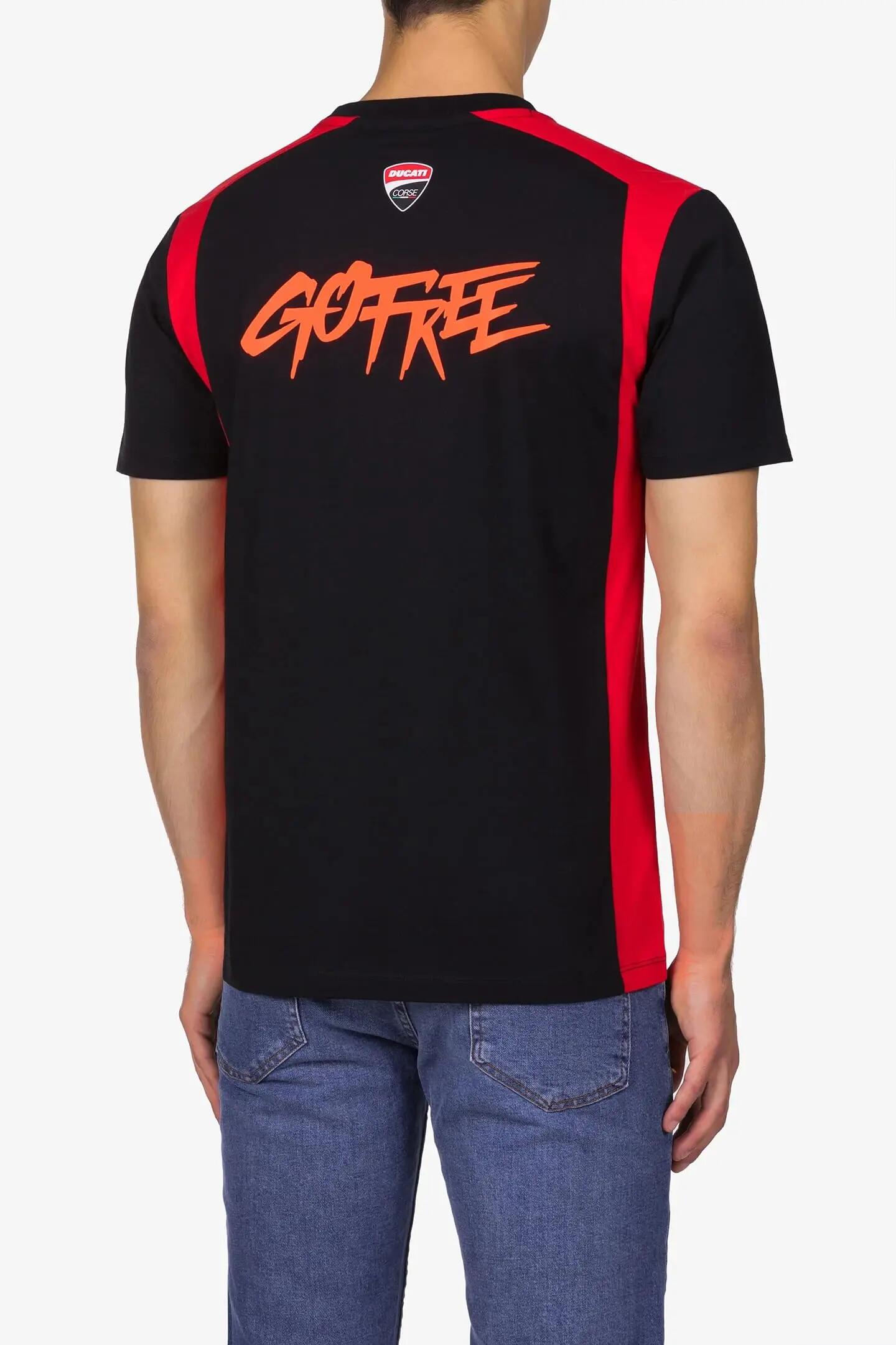 T-shirt VR46 Pecco Heren Zwart XXL 2/5