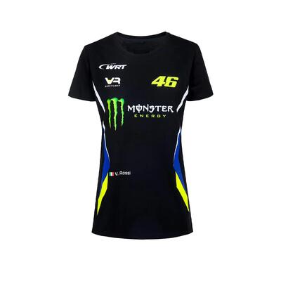 T-shirt vr46 wrt line dames zwart xs
