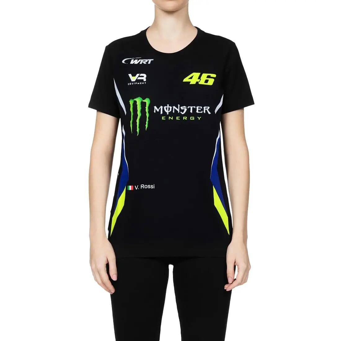 T-shirt VR46 WRT Line Dames Zwart M 2/3