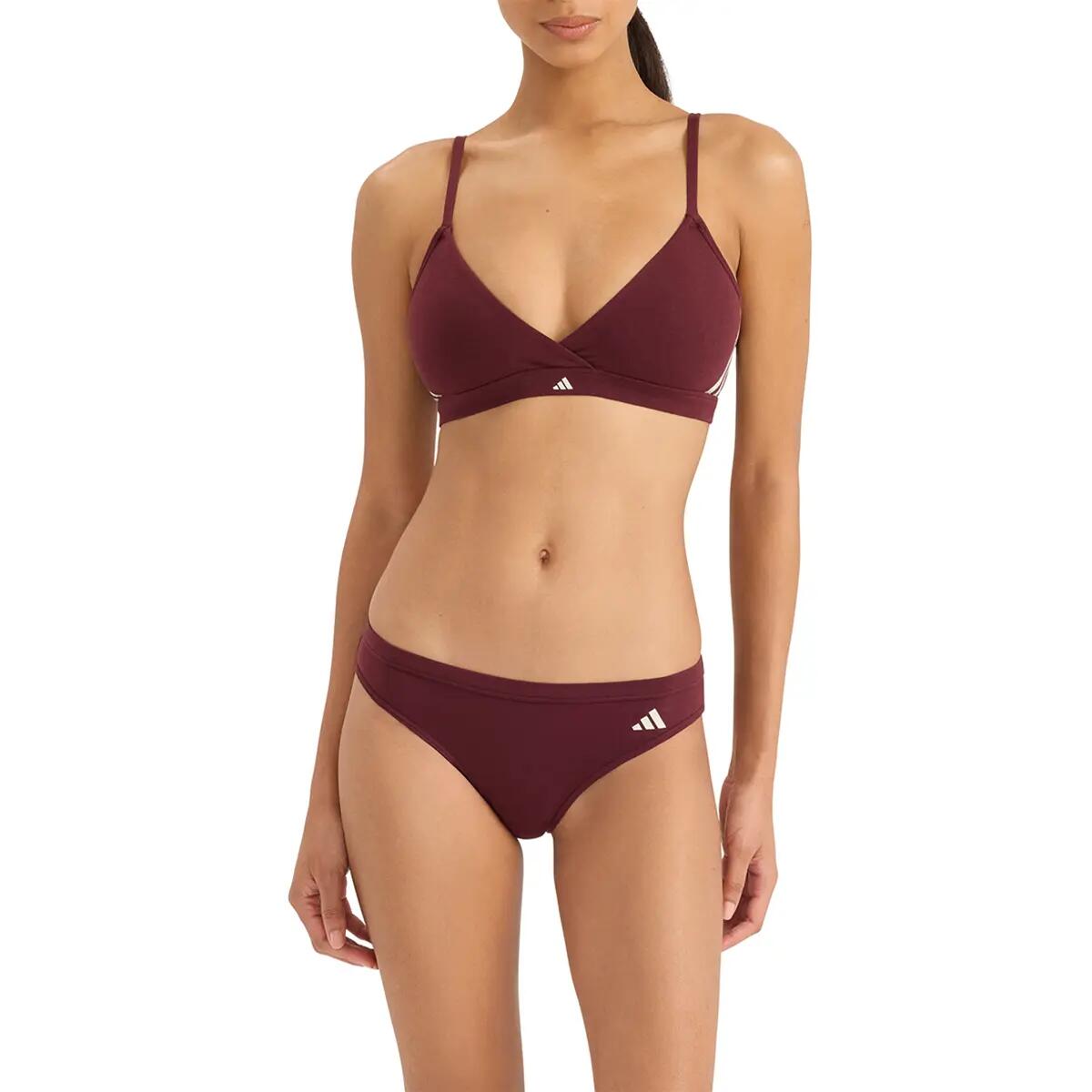 Culotte femme Active Essentials Cotton 3 stripes  Sport 2/6