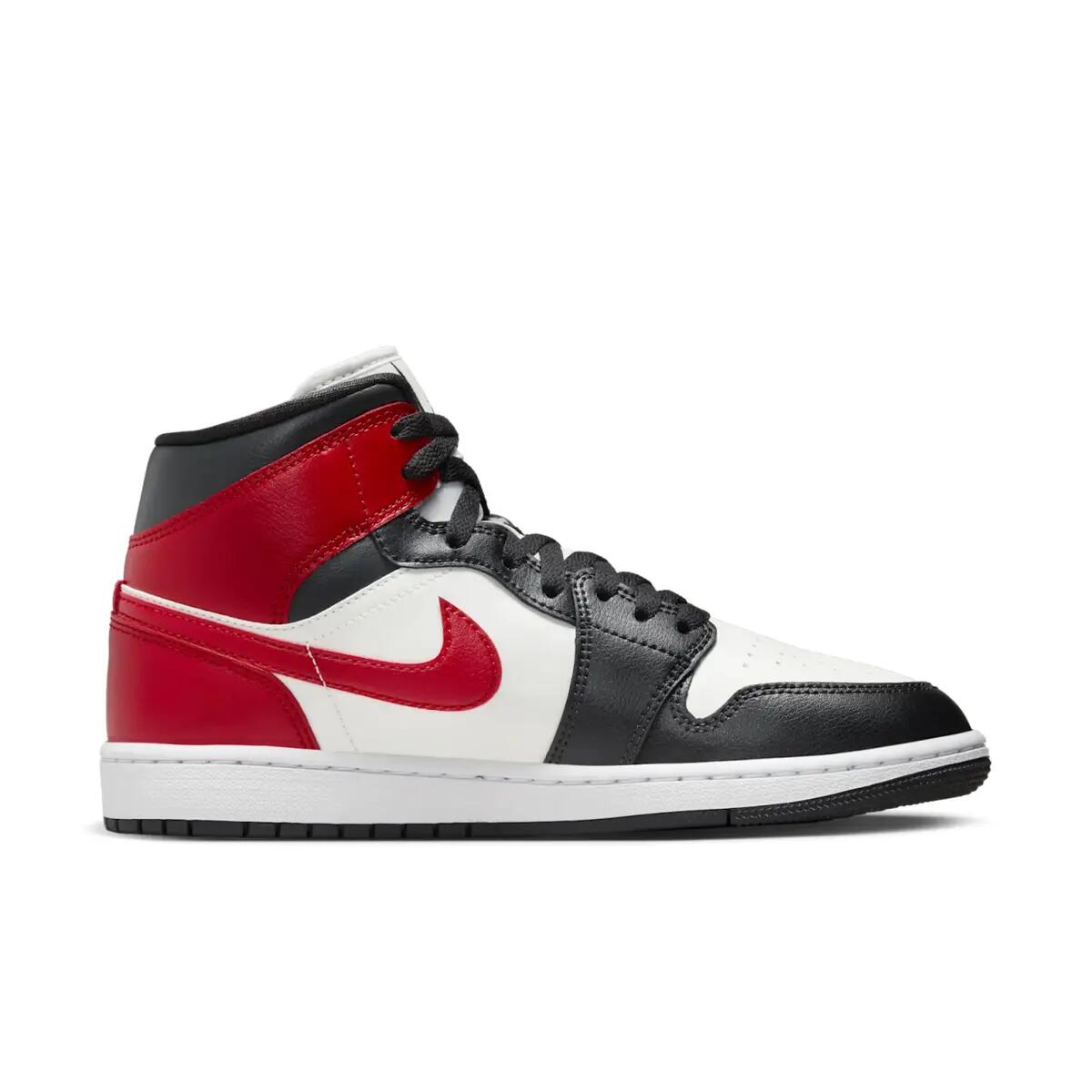 Jordan 1 Mid Gym Red Off Noir (Women's) 2/6