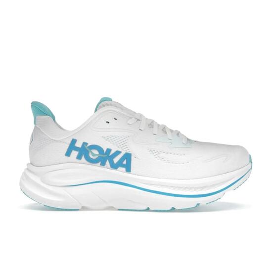 Hoka One One Clifton 10 White Skyward Blue