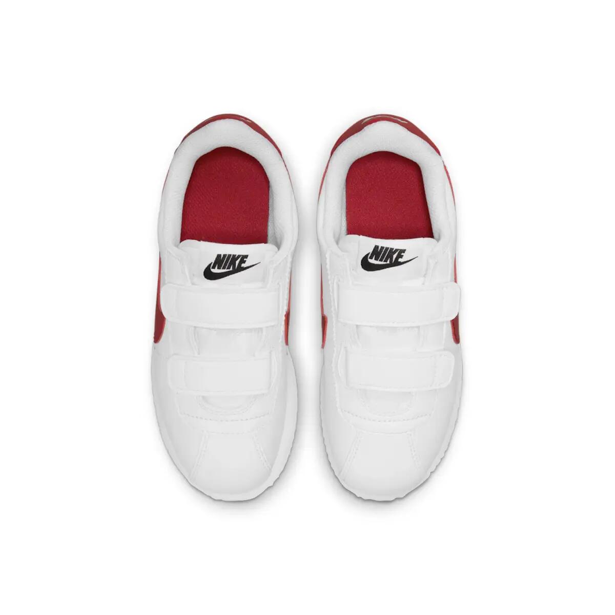 Nike Cortez Basic SL White Varsity Red (PS) 4/6