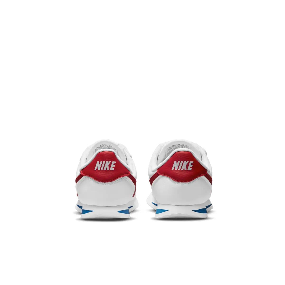 Nike Cortez Basic SL White Varsity Red (PS) 3/6