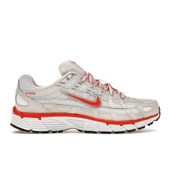 Nike P-6000 White Platinum Tint Black Picante Red (Women's)