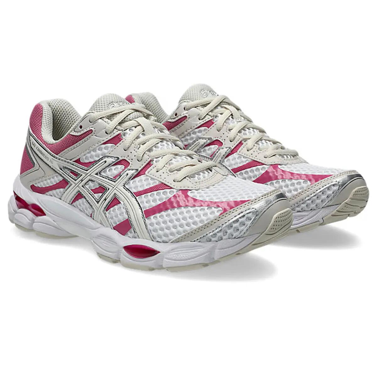 ASICS Gel-Cumulus 16 White Cream Pink 4/5