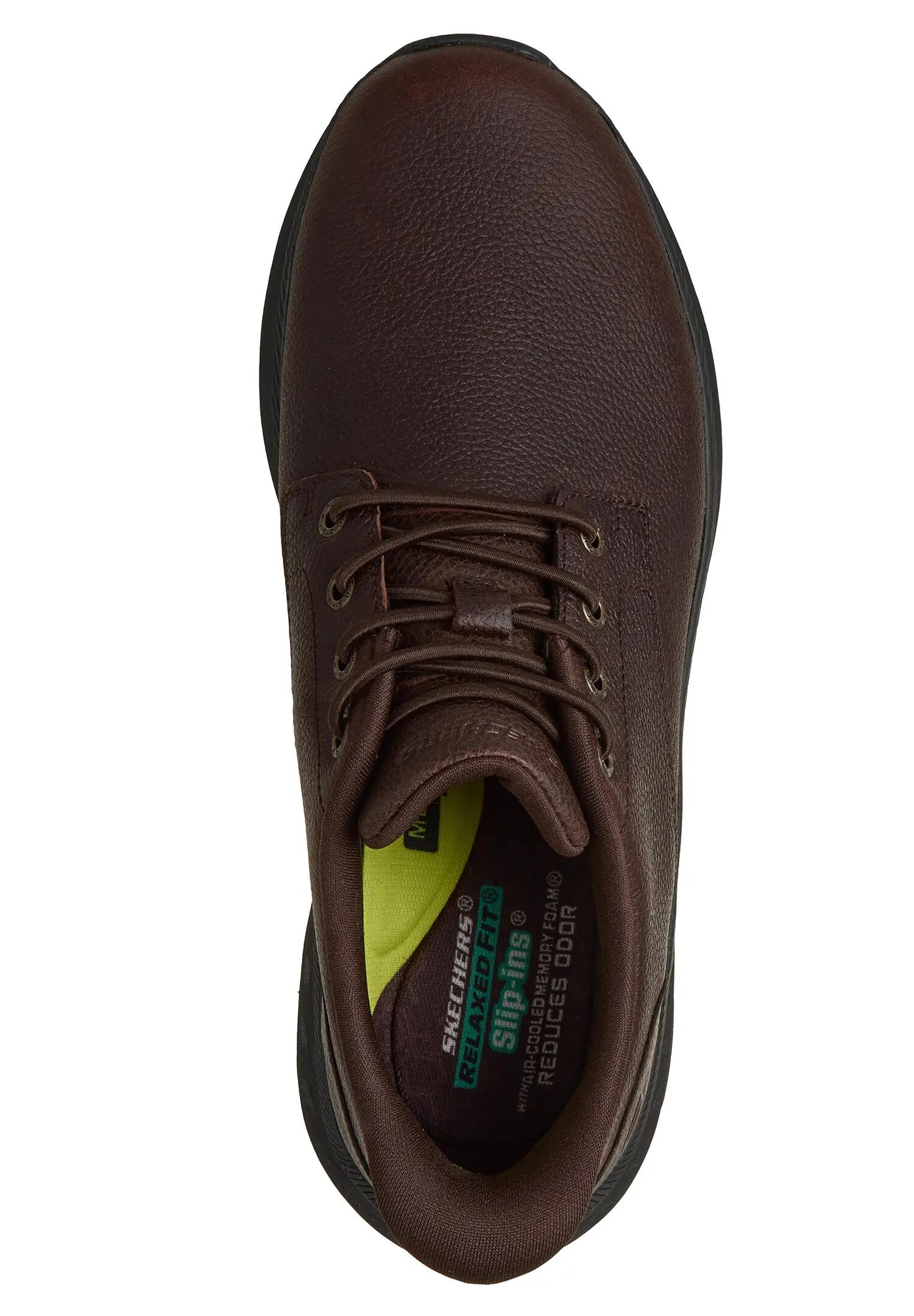 Skechers Herren Pollard Colt Slip Ins Relaxed Fit Red/Brown 3/3