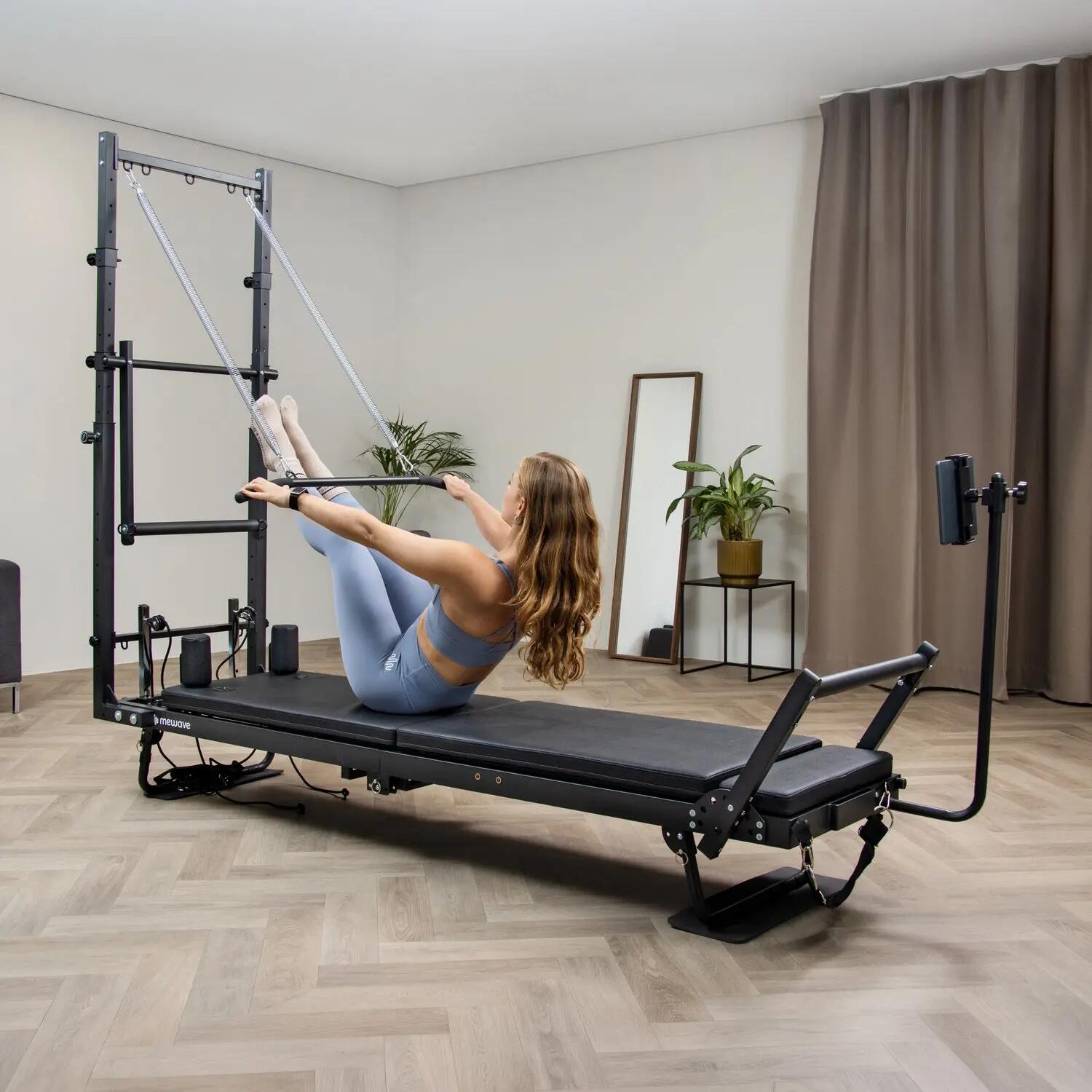 Pilates Reformer Pro Plus BUNDLE – z wieżą – czarny 7/9