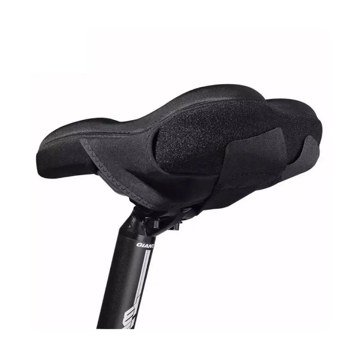 Fahrrad-Sattelschoner - Silikongel - LF047 - schwarz 2/5