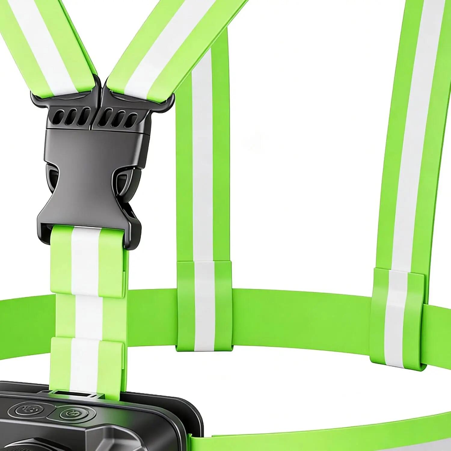 Lampe torche LED pectorale – 1000 lumens, idéale pour la course à pied, la rando 3/5