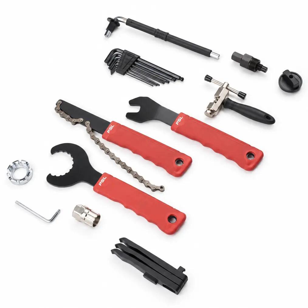 Juego de herramientas para bicicleta reparación 20 piezas Maletín 3/8