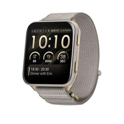 Montre connectée Garmin Venu X1 Or/Gris — 2 pouces AMOLED