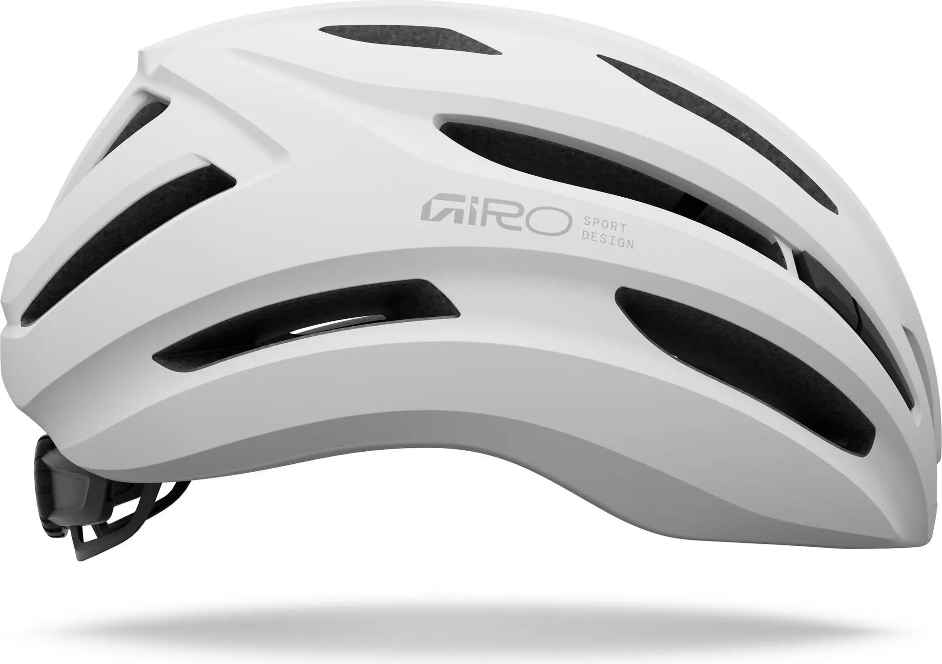 Giro Isode II racefietshelm, wit 3/4