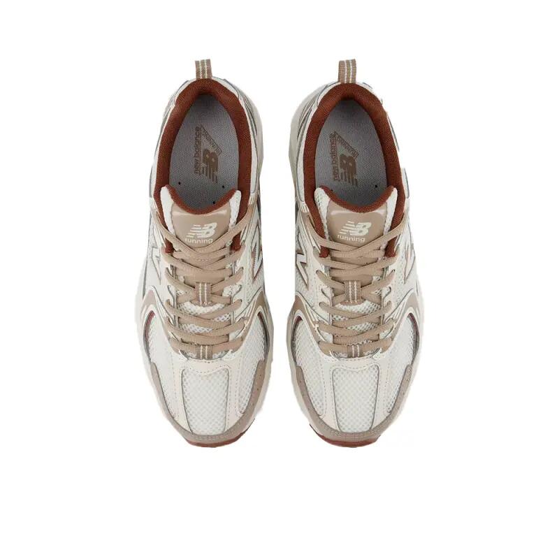 Sneaker Damen New Balance U530 Blanco-marron 2/6