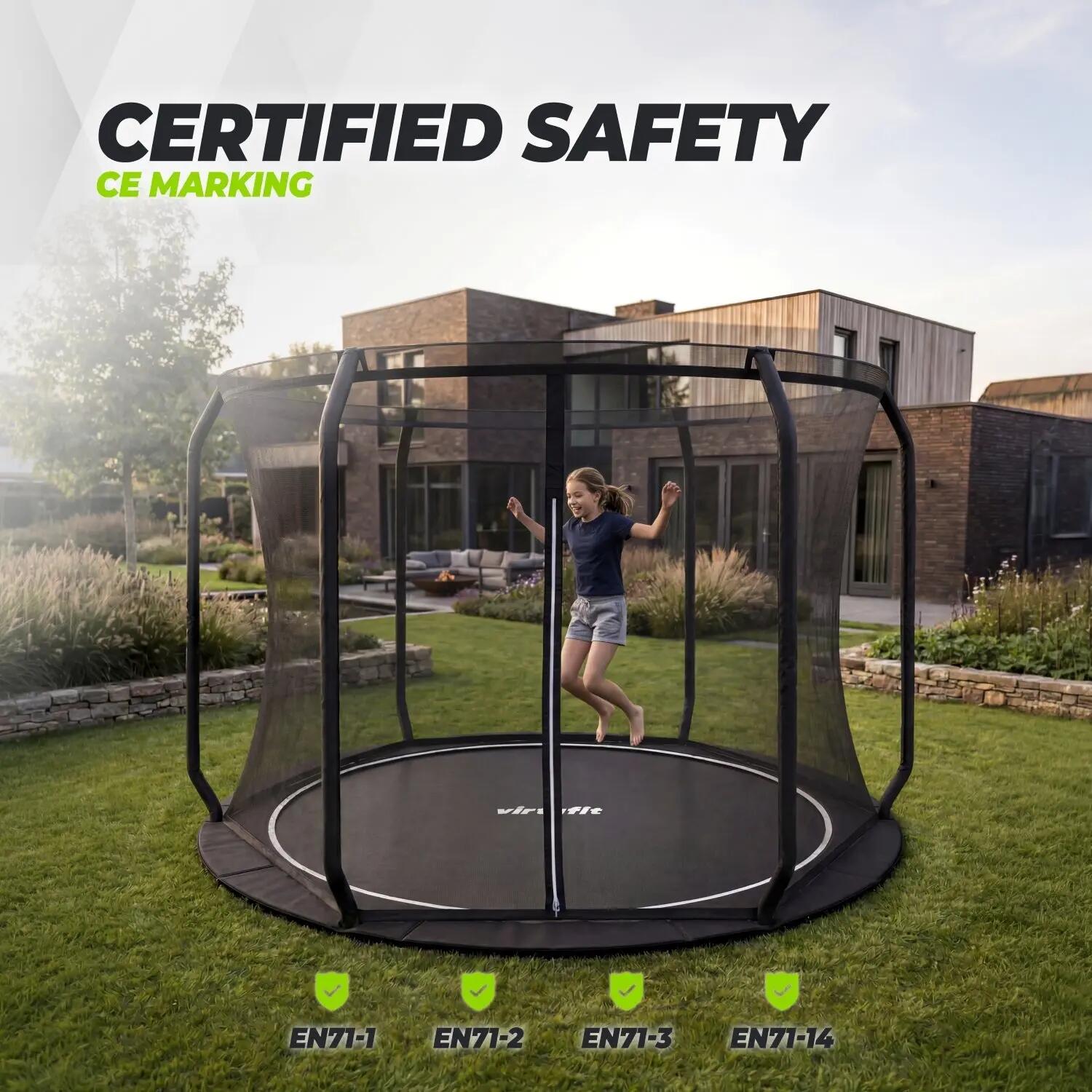Sicherheitsnetz Inground/Groundlevel Trampolin - 305 cm 3/4