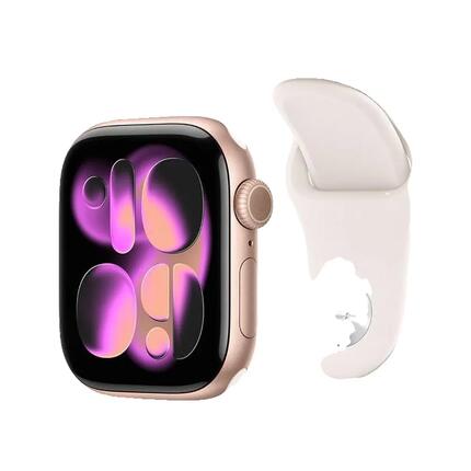 Montre Apple Series 11 Unisexe Or Rose
