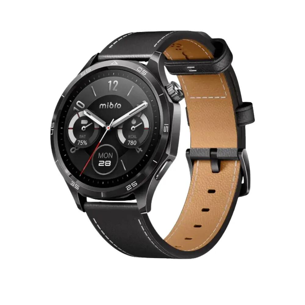 Mibro GT unisex smartwatch black stainless steel