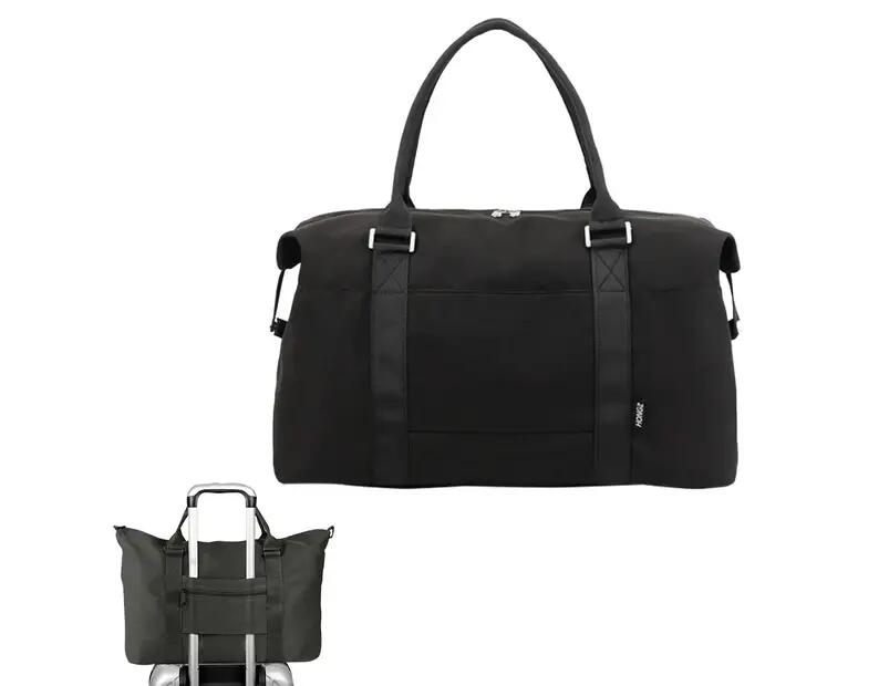 Sac de voyage fourre-tout, sac de week-end, sac cabine avec passant pour trolley 1/6