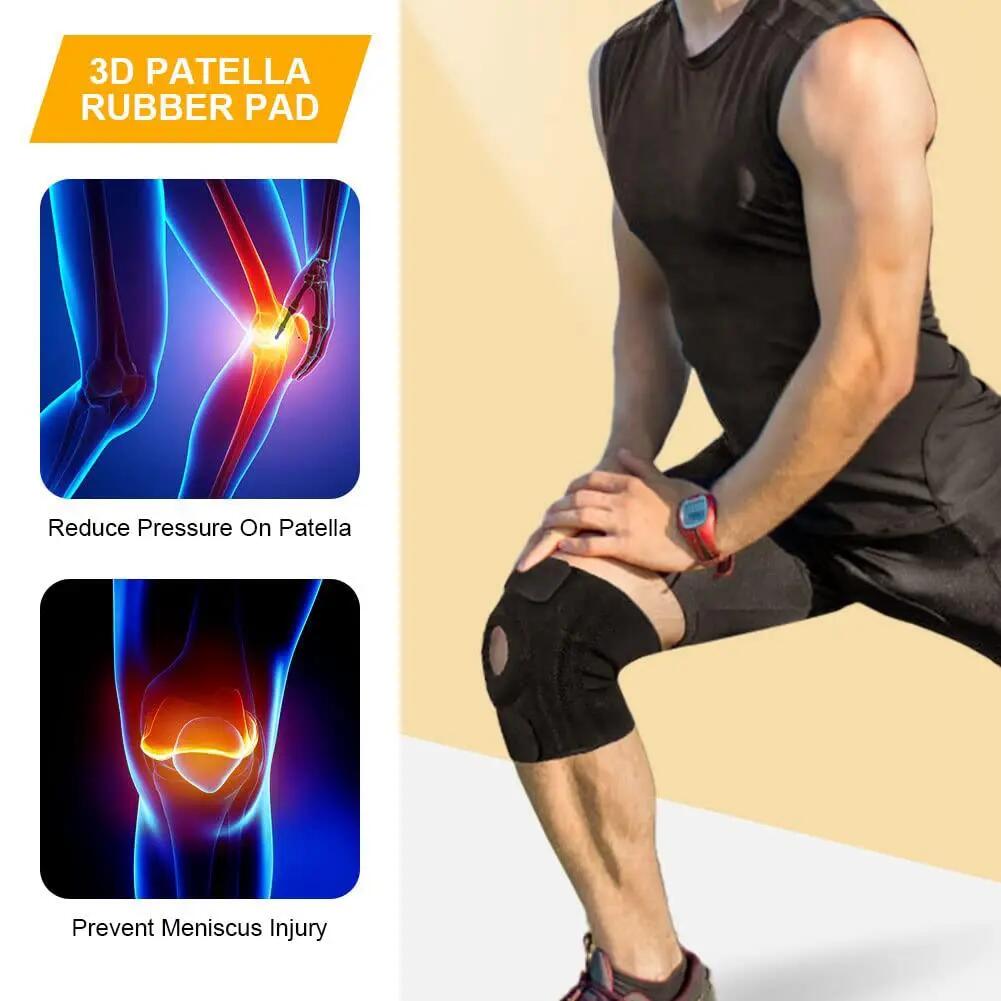 Genouillère - Bandage de genou ajustable - Bandage de compression pour genou - S 4/8