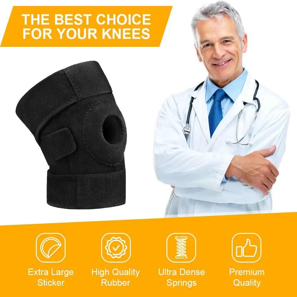 Genouillère - Bandage de genou ajustable - Bandage de compression pour genou - S 2/8