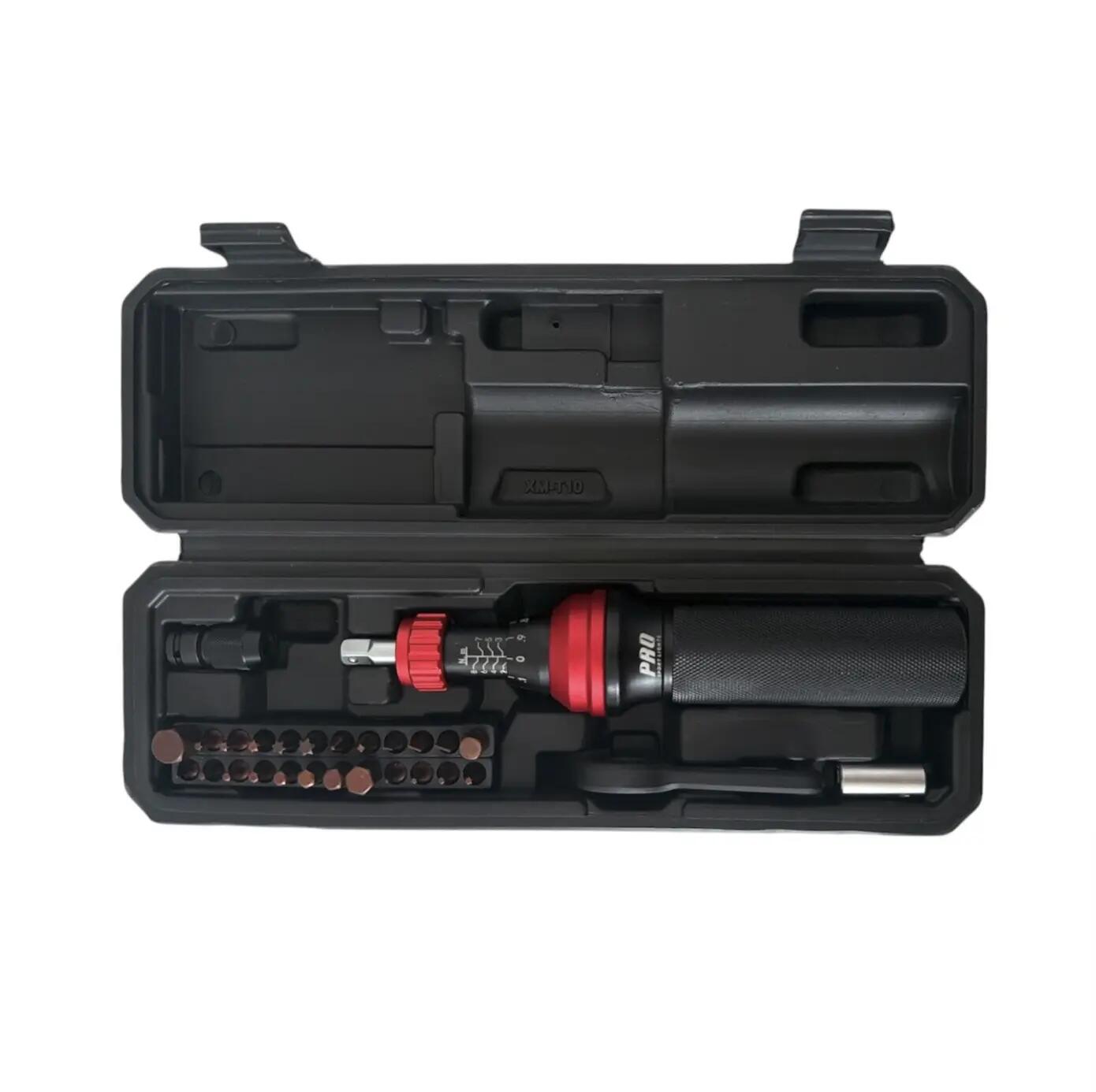 Cacciavite dinamometrico 1-8 Nm - Set da 28 pezzi da 1/4″ 8/9