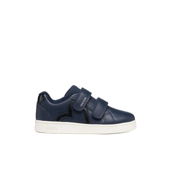 Baskets synthétique aspect cuir fille Geox Eclyper