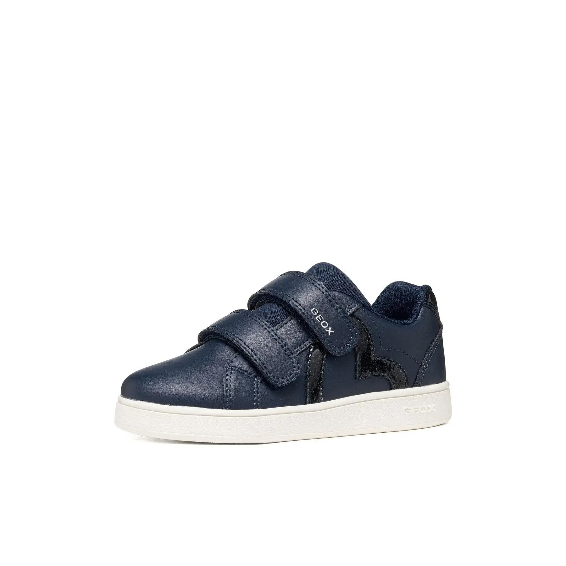Baskets synthétique aspect cuir fille Geox Eclyper 2/2