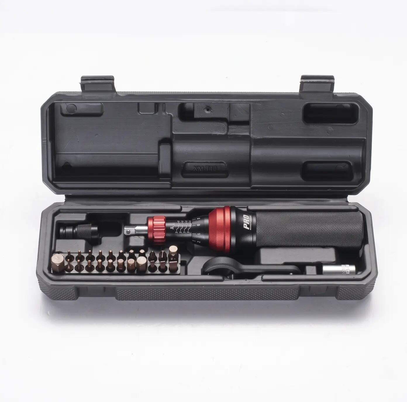 Cacciavite dinamometrico 1-8 Nm - Set da 28 pezzi da 1/4″ 4/9