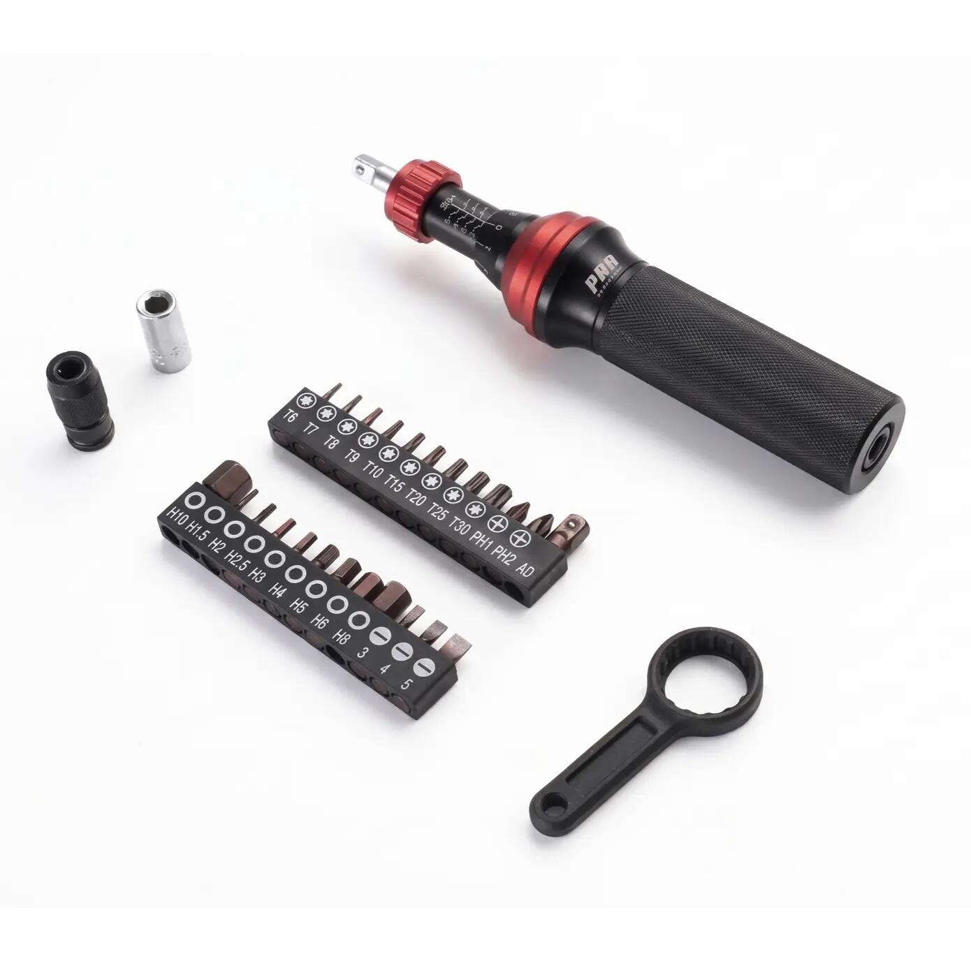 Cacciavite dinamometrico 1-8 Nm - Set da 28 pezzi da 1/4″ 2/9