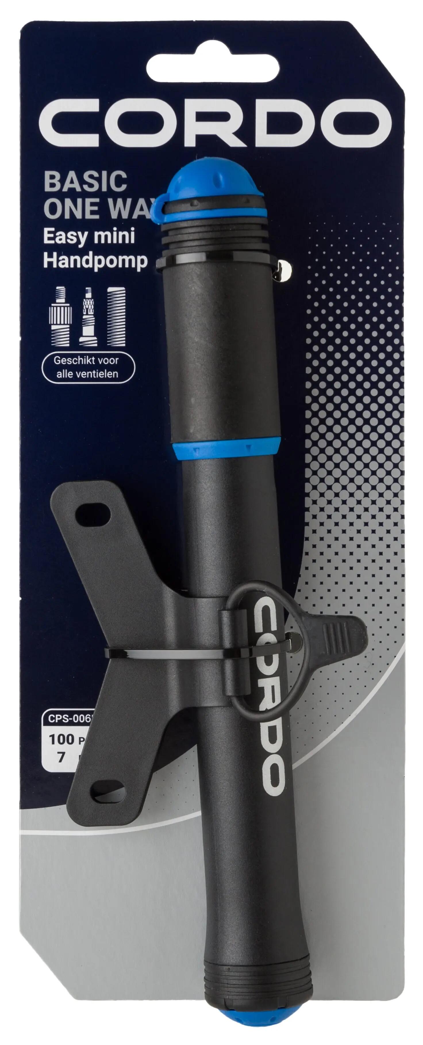 Handpomp Easy Mini Basic, compacte fietspomp 7 bar, voor alle ventielen 5/5