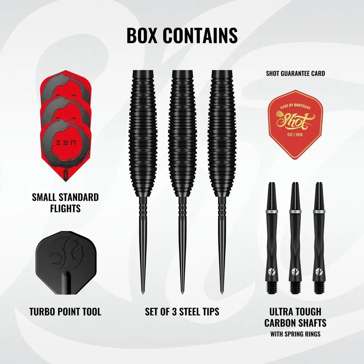 Zen Bomber 90% Tungsten Dartpijlen 6/6