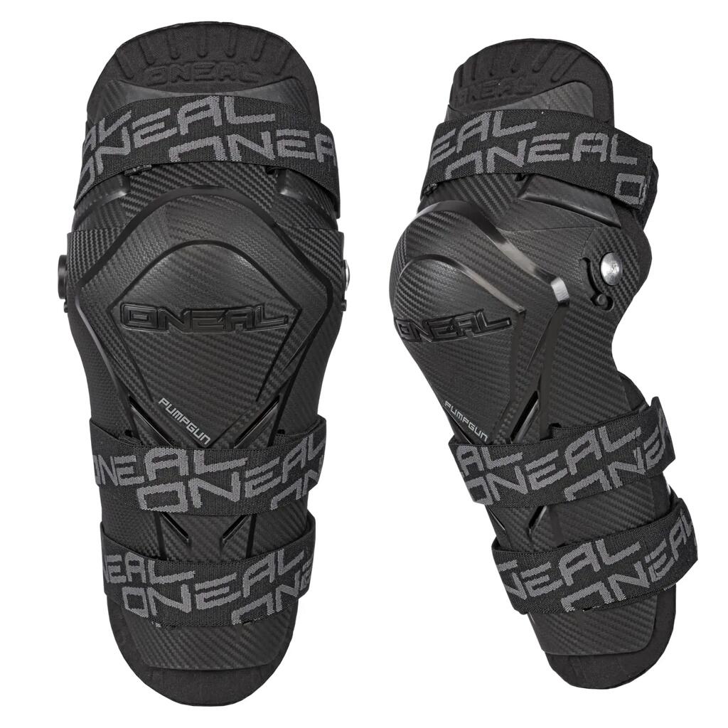 Knee guards O'Neal Pumpgun MX Carbon Unisex Black