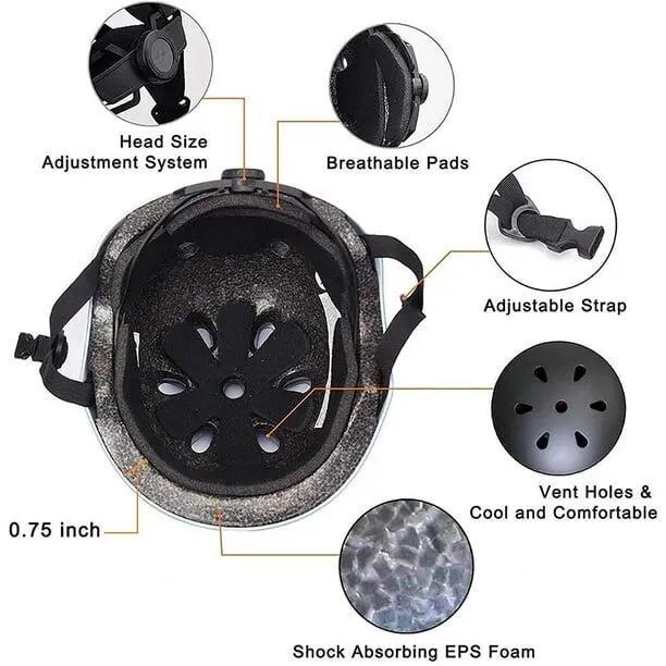 Casque de vélo enfant ventilé et réglable pour les tout-petits de 3 à 8 ans (gar 5/5