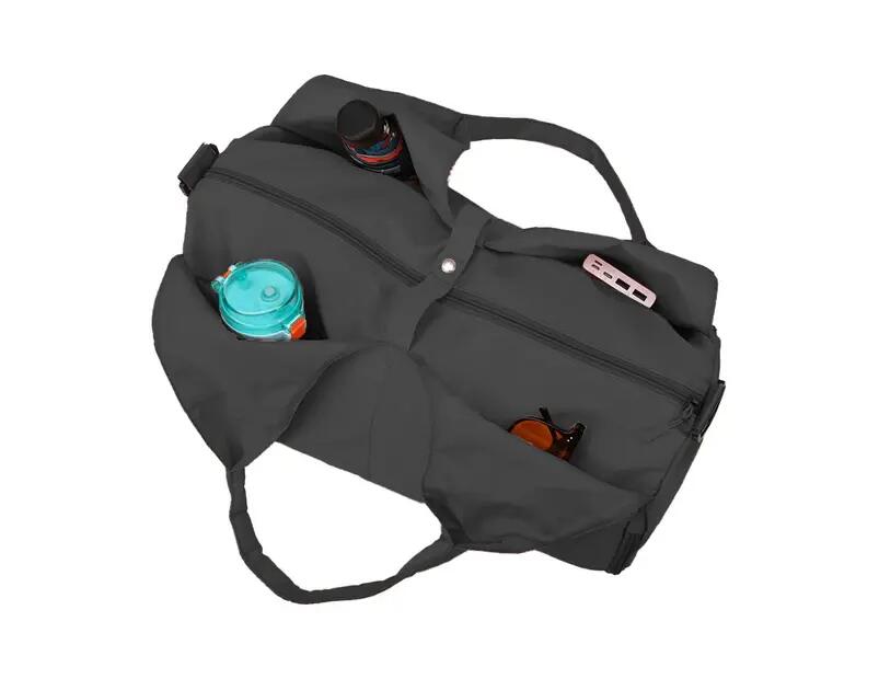 Sac de sport fourre-tout avec compartiment à chaussures pour femme, sac de voyag 4/6