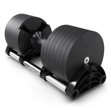 Hantel regulowany do ćwiczeń 2-28 kg HS-TG3028D Hop-Sport żeliwny