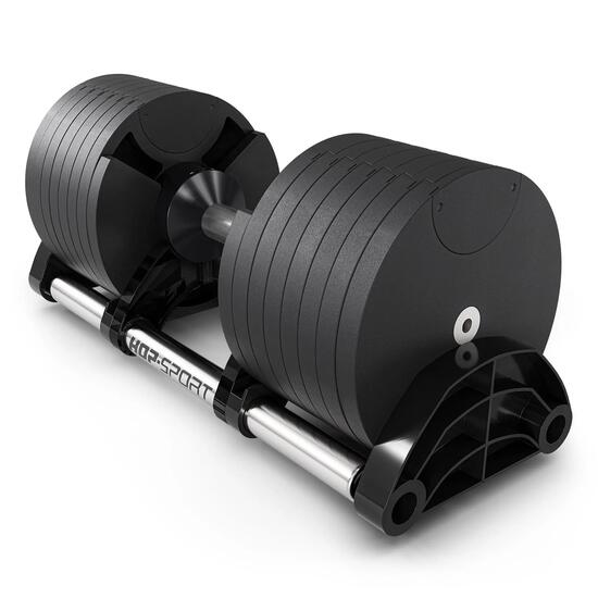 Hantel regulowany do ćwiczeń 2-28 kg HS-TG3028D Hop-Sport żeliwny