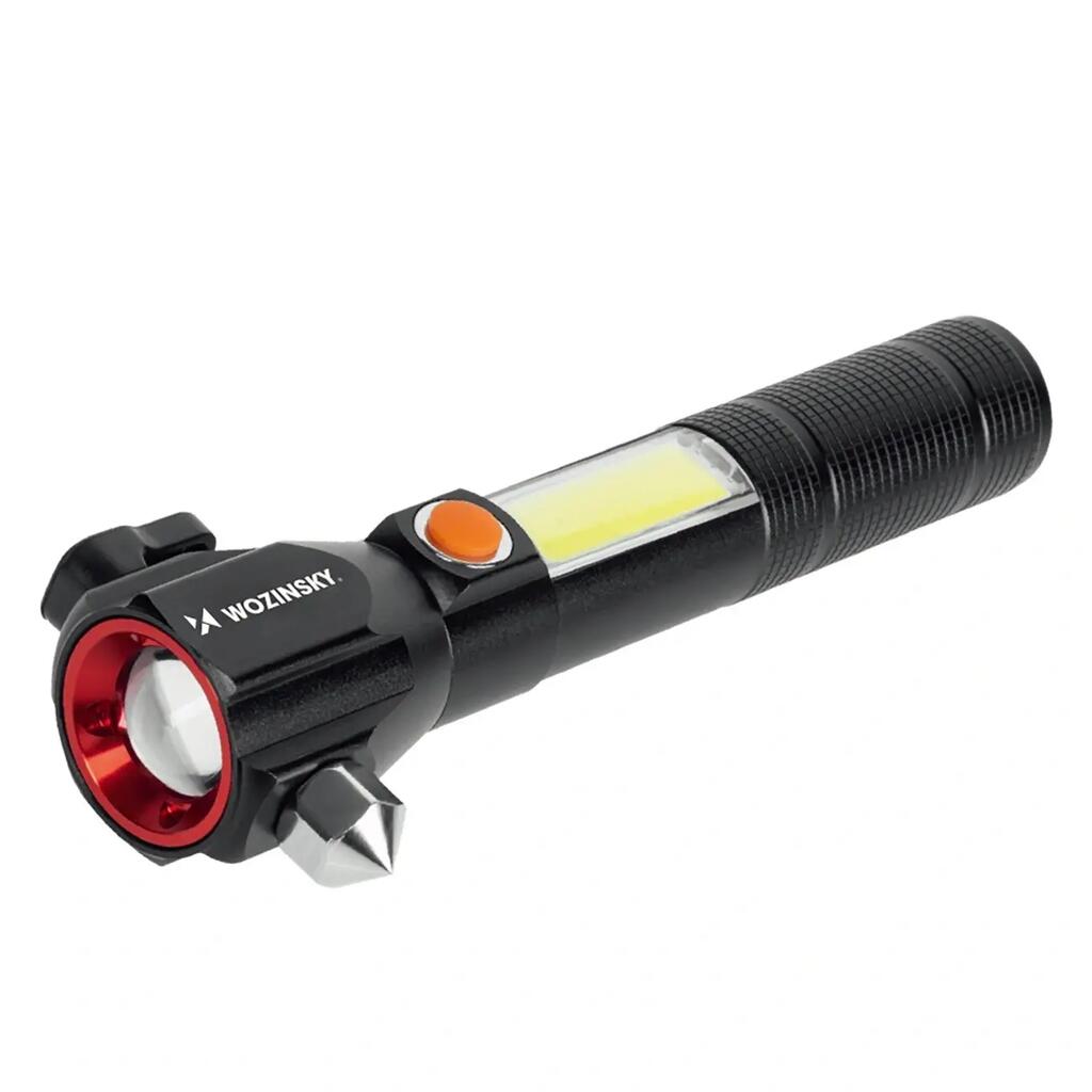 500 lm multi-function flashlight with accessories WOZINSKY
