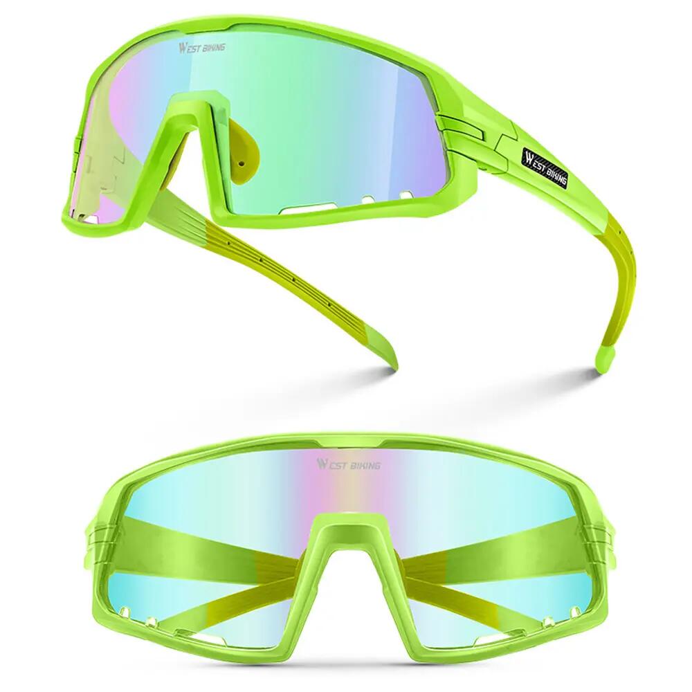 Lunettes vélo photochromiques anti-lumière bleue WEST BIKING 2/2